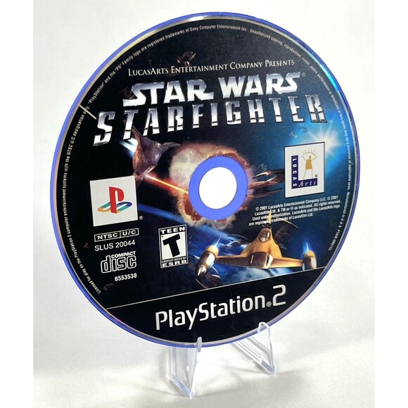 Star Wars Starfighter PS2 PlayStation 2 2001 Disc Only Tested - Picture 2 of 7
